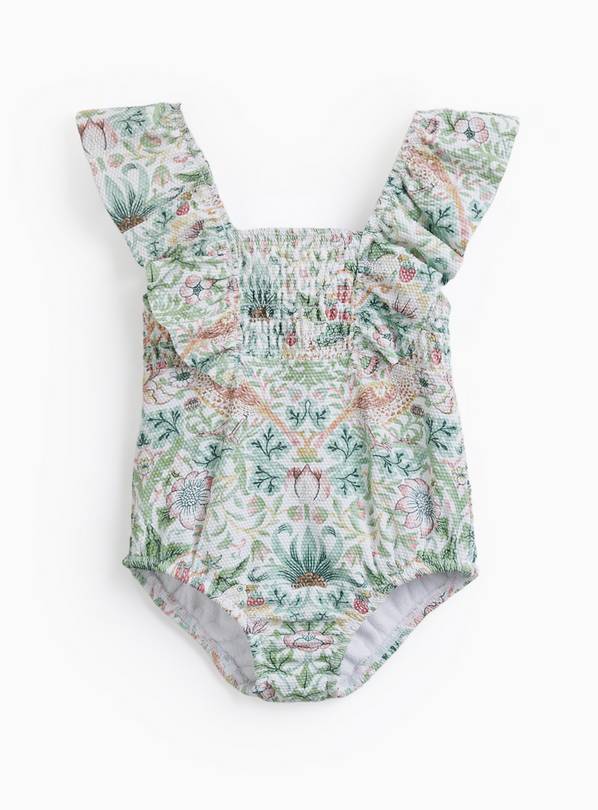 Tu x Morris & Co. Frill Sleeve Swimsuit 9-12 months